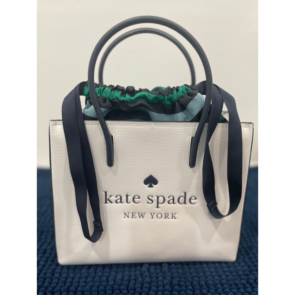Kate Spade Trista Tote | Pebbled Leather | Drawstring Closure |